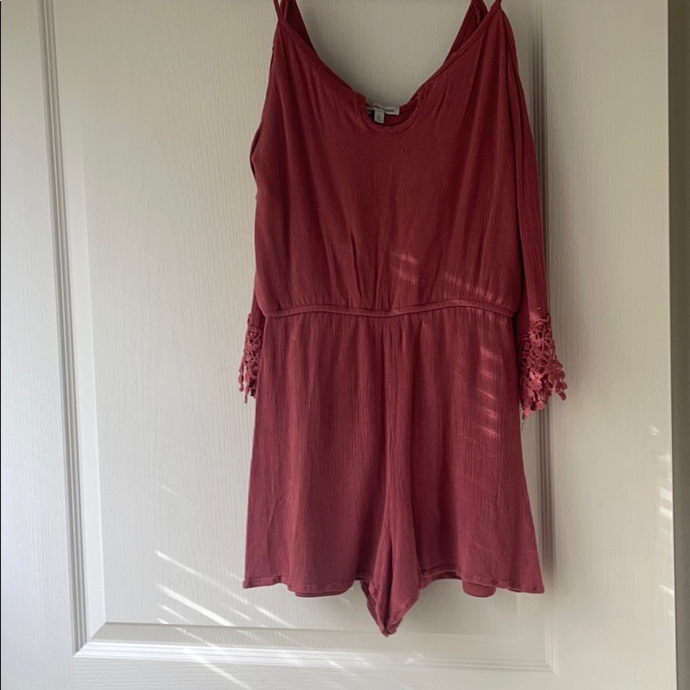 Charlotte Russe blush romper